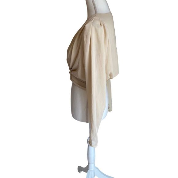 HYFVE Smocked Crop Top Blouse Size M NWOT - Picture 2 of 6